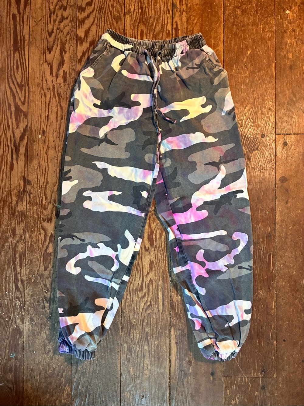 Camo cotton joggers